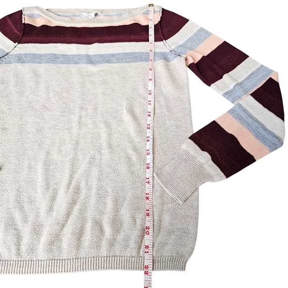 BCBGeneration Colorblock Boat Neck Sweater - Size M - Picture 6 of 11